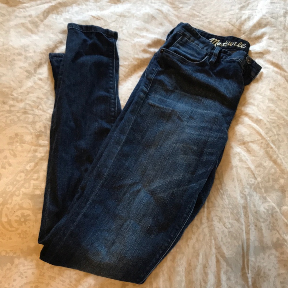 MADEWELL skinny skinny high riser jean